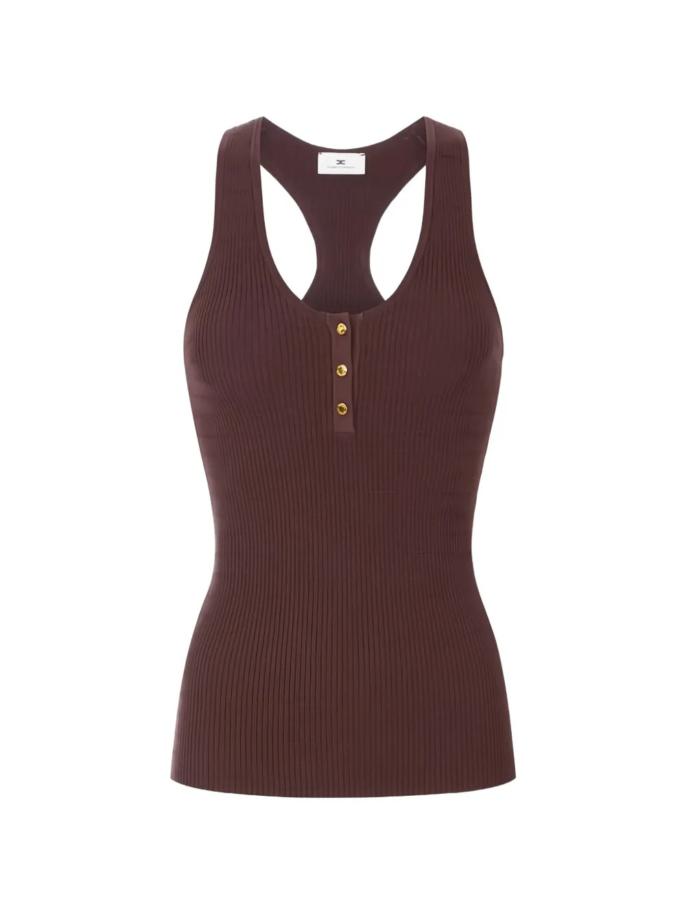 buttoned knit top | Farfetch Global