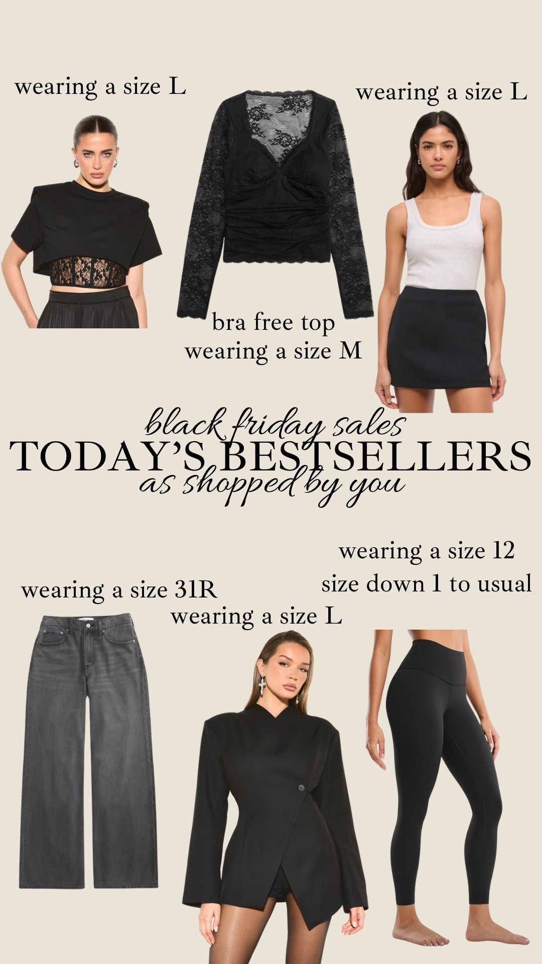 Today’s best sellers as shopped by you 🖤 don’t forget code AFXLTK for an extra 15% off at Abercrombie 

#LTKMidsize #LTKSeasonal #LTKCyberWeek