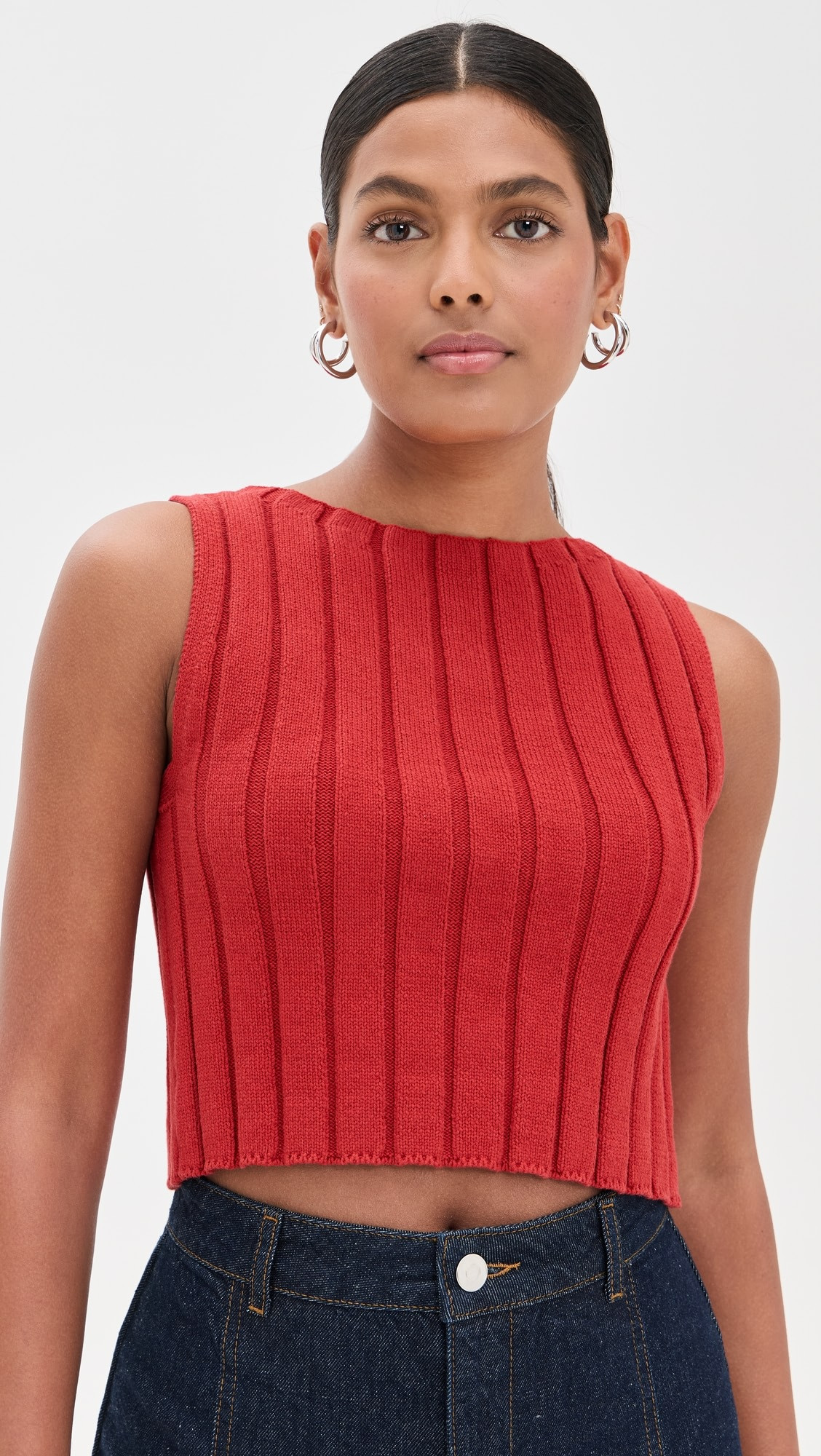 Callie Cotton Ribbed Sweater Tank | Shopbop