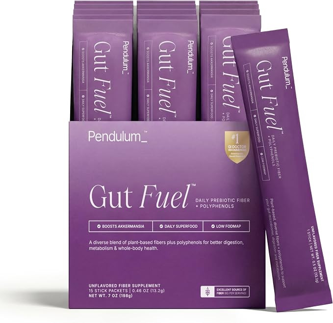 Pendulum Gut Fuel - Fiber + Polyphenol, Prebiotic Blend to Support Digestion, Microbiome Balance,... | Amazon (US)