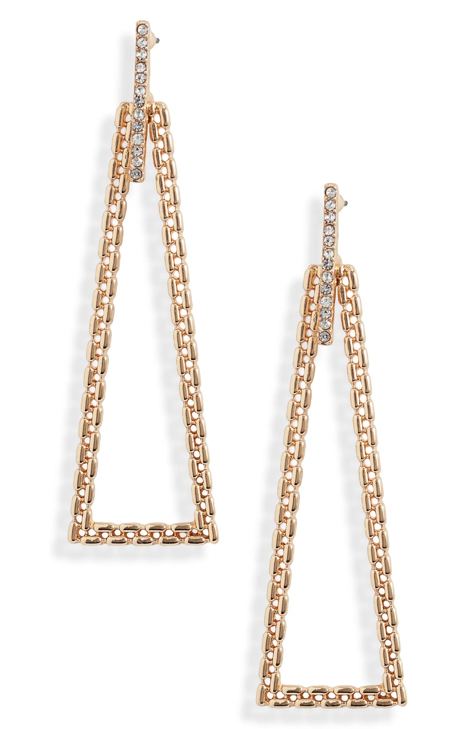 Open Edit Triangle Drop Earrings | Nordstrom | Nordstrom