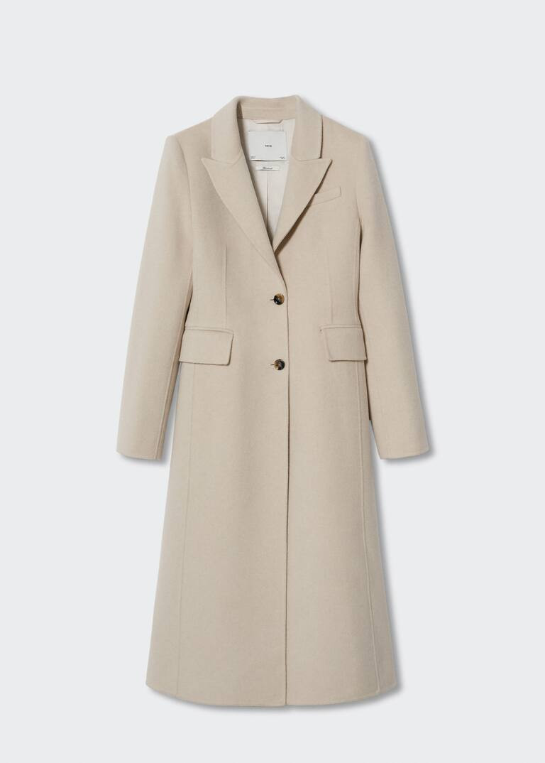 Tailored wool coat | MANGO (UK)