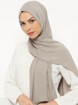 Green Almond - Plain - Crepe - Shawl - Tuva Sal | Modanisa (US)