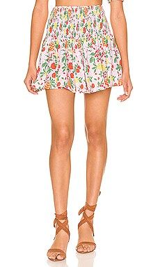 Place Nationale Le Tropique Skirt in Pink Tropical Fruit from Revolve.com | Revolve Clothing (Global)