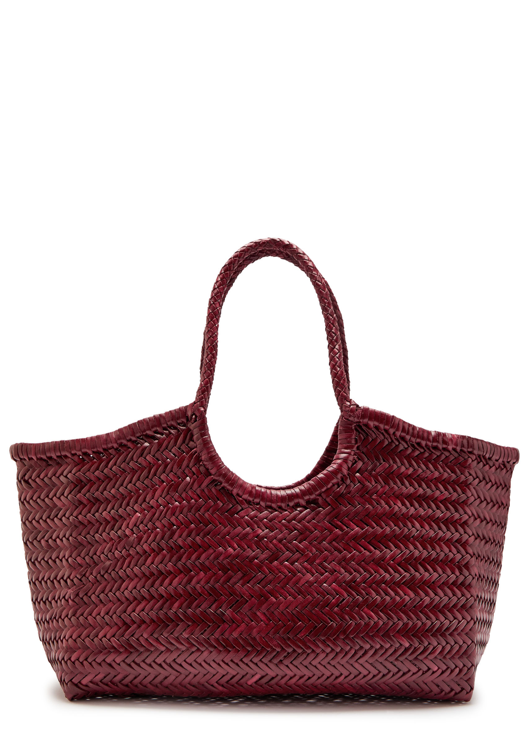 Nantucket Big woven leather tote bag | Harvey Nichols