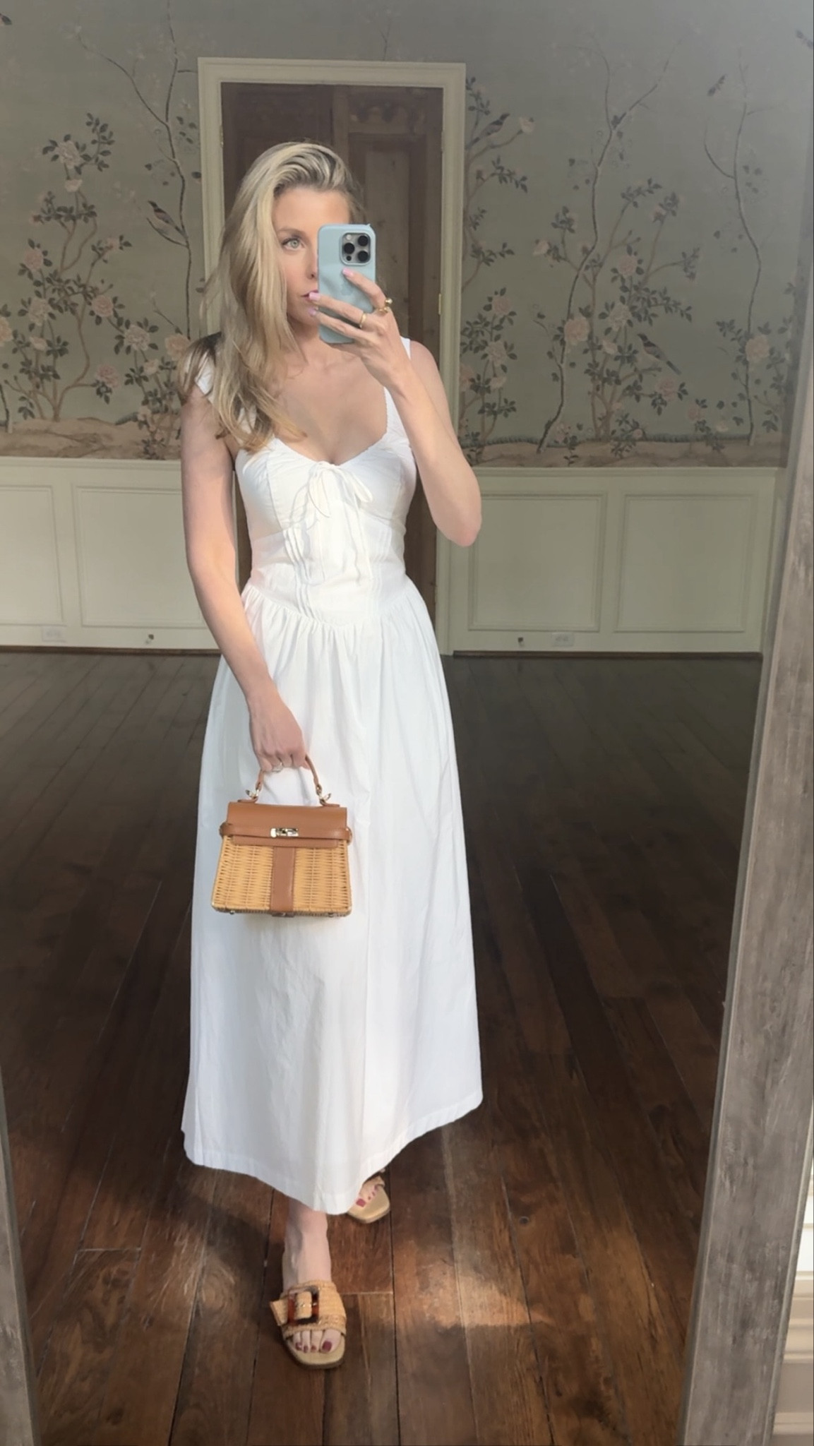 Love this gorgeous floral  Abercrombie maxi! Built in bra too. I’m 5’7 wearing a size xsmall tall. Runs big IMO - i wish I would have sized down. Big in waist and sleeves 

#LTKMothersDay #LTKWedding #LTKgrwm