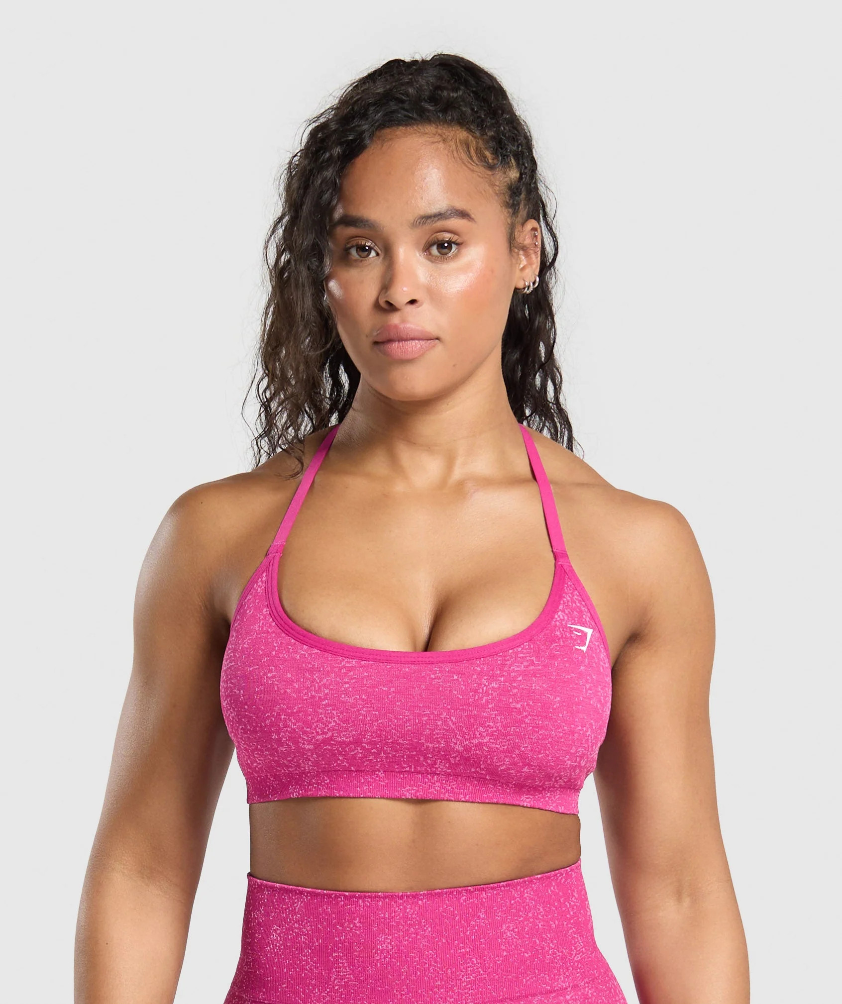 Gymshark Adapt Fleck T-Back Bra - Winning Pink/Sour Pink | Gymshark US