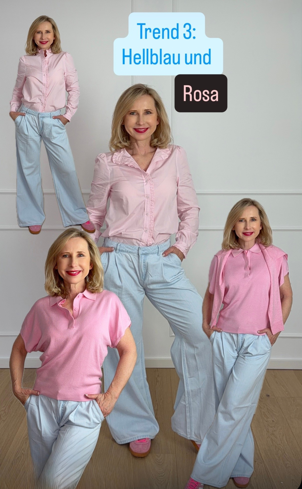 Trend 3 🩵🌸 Spring 26 🩵🌸hellblau und rosa 🌸🩵 eine tolle Kombi 

#LTKFashionMonth #LTKstyletip #LTKdeutschland