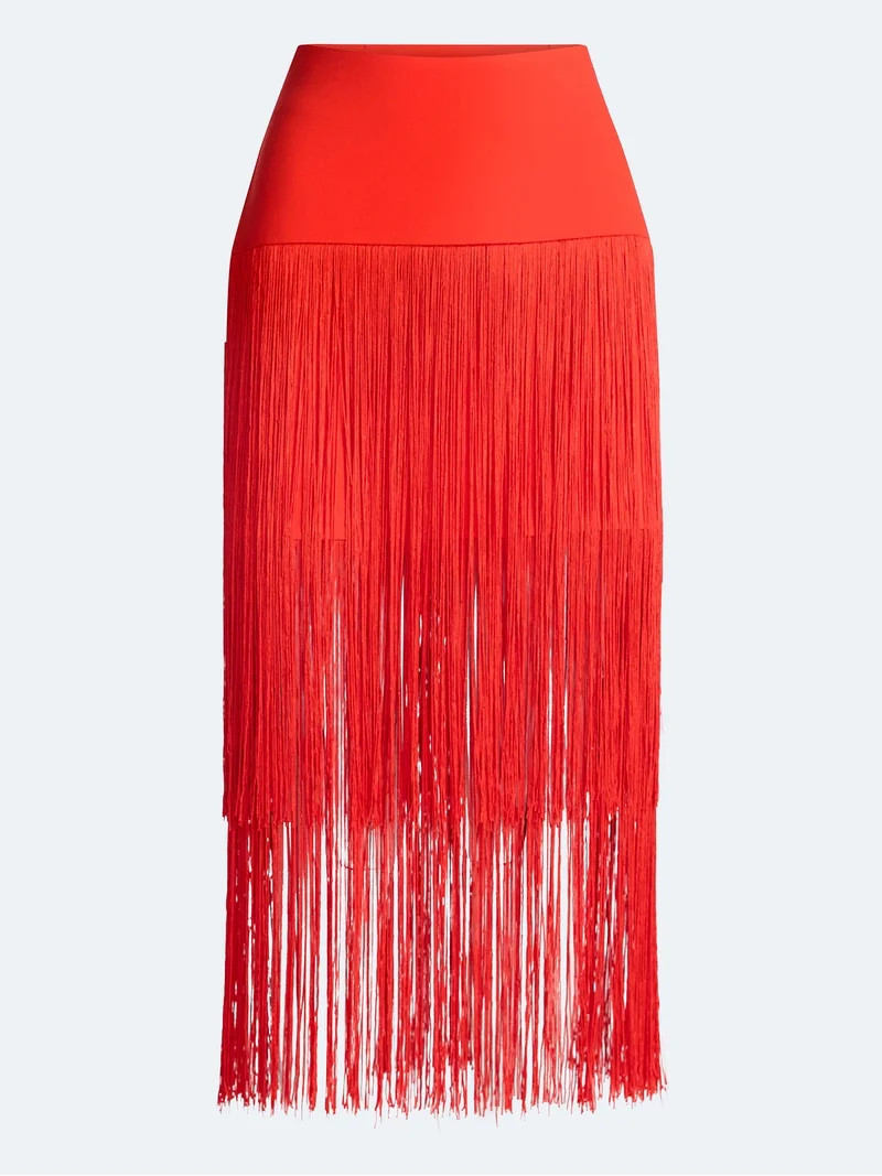 Devil Wears Prada Scoop Collection Women's and Women's Plus Fringe Skirt, Sizes 0-26W | Walmart (US)
