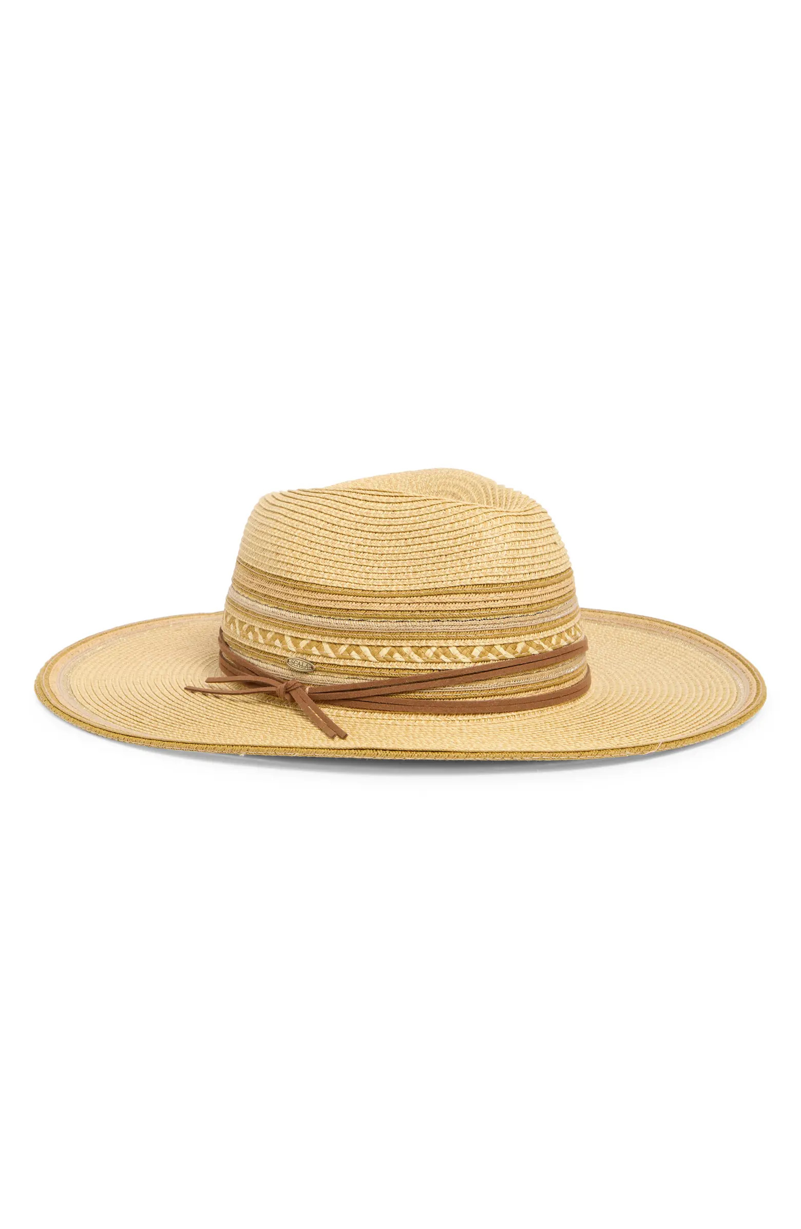Scala Braided Straw Sun Hat | Nordstromrack | Nordstrom Rack