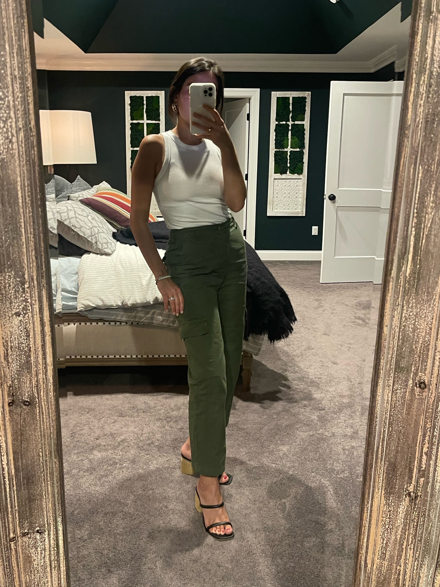 Cargo pants ✨ Target from head to toe!
• 
•
•
•
Spring fashion, summer fashion, work wear, cargo pants, block heel, sandal, espadrille, pockets, wide leg pants, olive, oversized, basic tank, fitted tank, gold hoops, target, target find, shopping bag, spring haul, work attire 

#LTKunder50 #LTKstyletip #LTKworkwear