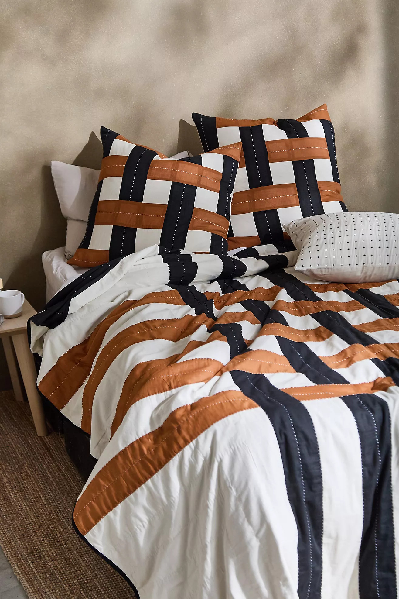 Anchal Woven Patchwork Bedding | Anthropologie (US)