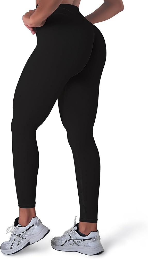 Sunzel Women's Hidden Butt Lifting Leggings No Front Seam High Waist Yoga Pants with Tummy Contro... | Amazon (US)