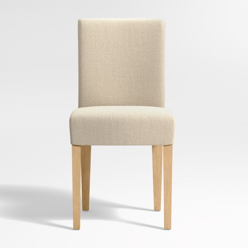 Lowe Taupe Upholstered Dining Chair + Reviews | Crate and Barrel | Crate & Barrel