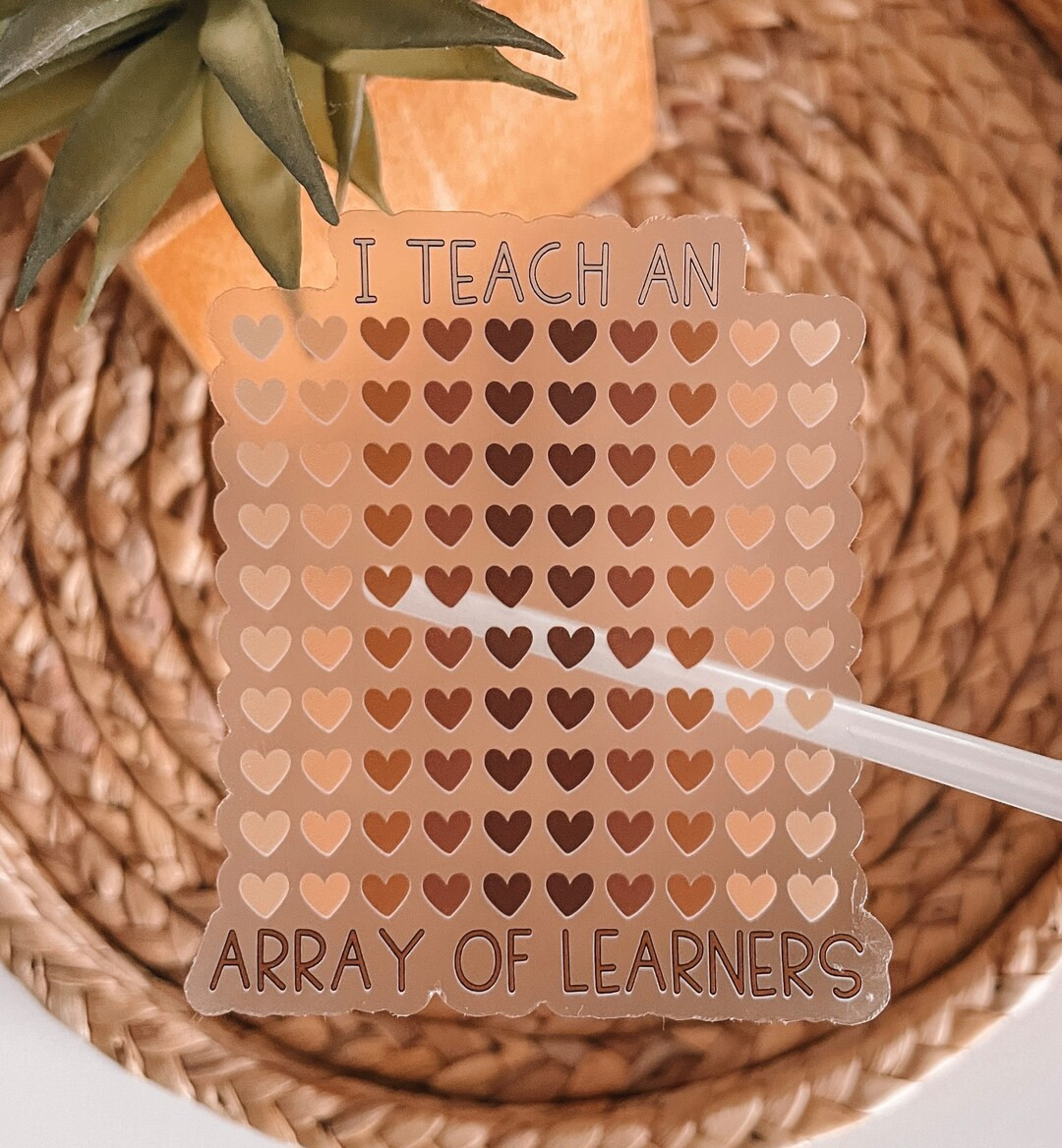 I Teach an Array of Learners STICKER/MAGNET - Waterproof Sticker, Teacher Sticker, Diverse Sticke... | Etsy (US)