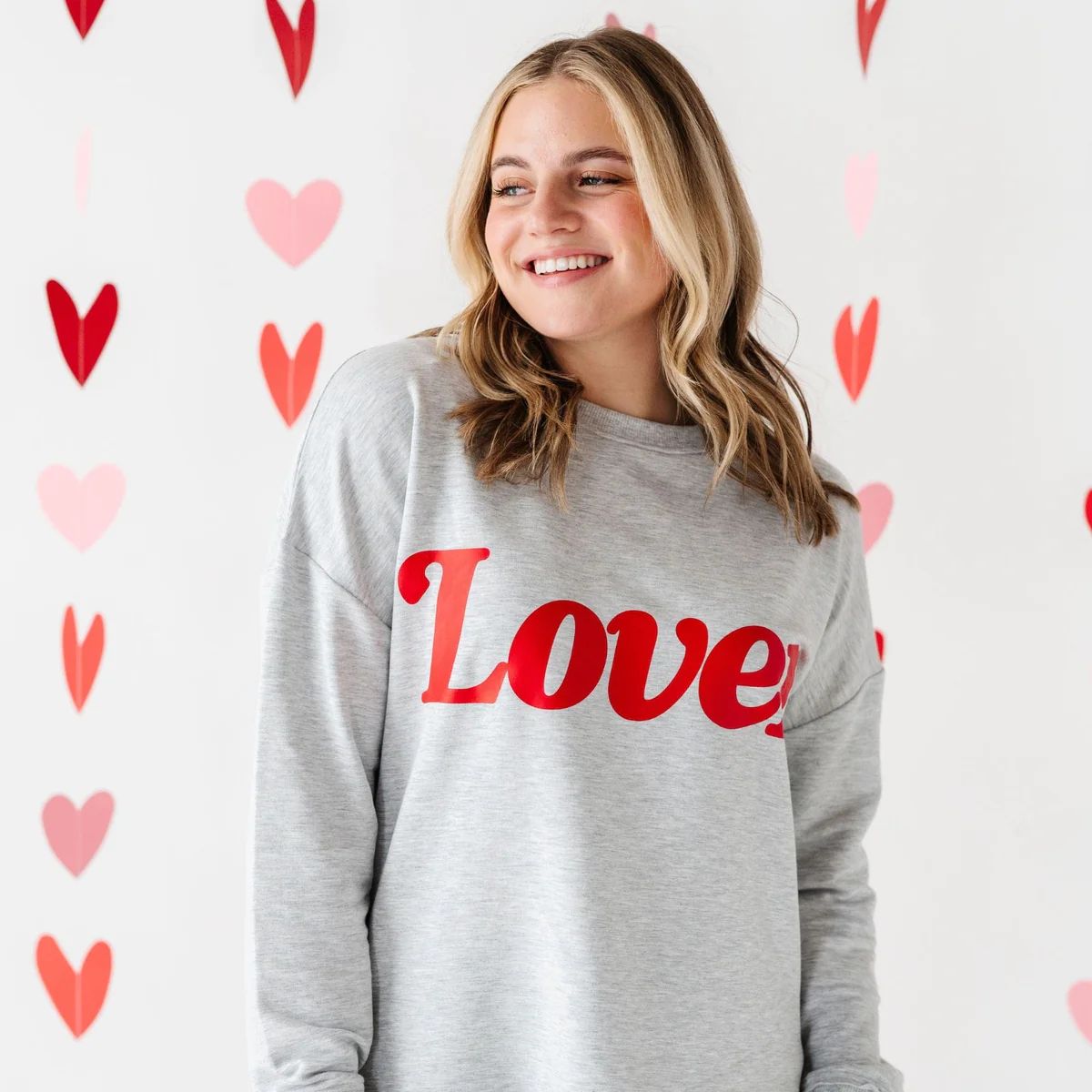 Lover Women's Crew Neck Sweatshirt | Bums & Roses