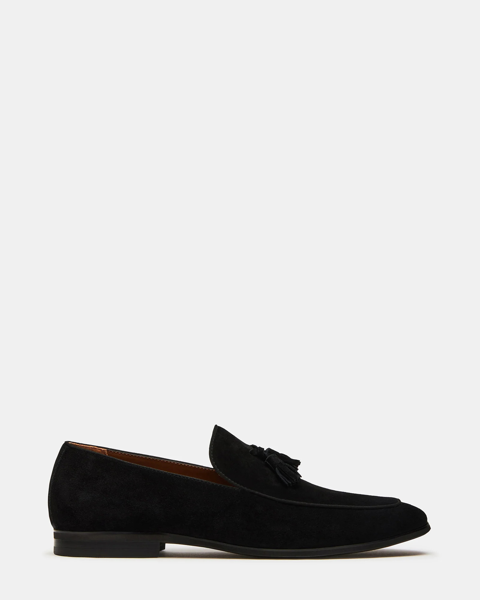 ONDRE Black Suede Tassel Slip-On Men's Loafer | Steve Madden (US)