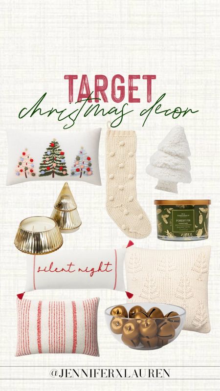Target Christmas decor. Christmas candle. Stockings. Christmas pillow throw pillow  

#LTKhome #LTKHoliday #LTKSeasonal