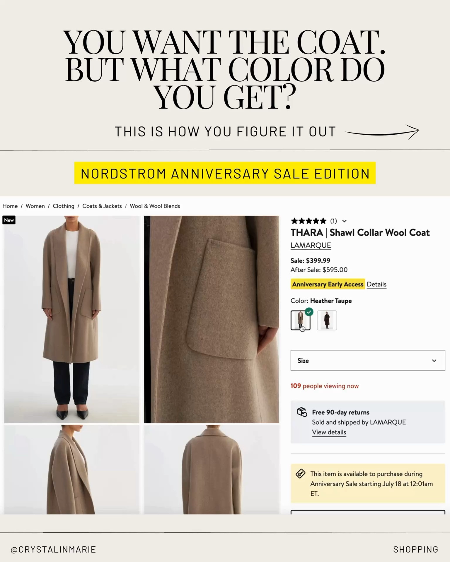 Shopping gets a lot easier when every new purchase already has a place in your wardrobe - that's why I always recommend building around colors you already wear.

Look 1:
Gentle Herd Coat xs - old, linked similar 
Everlane sweater xs 
AGOLDE Valen Jeans 25 cut hems - old, linked similar
Sam Edelman loafers 5 
Little Liffner Hobo bag in dark chocolate Celine Sunglasses 
Dorsey James necklace 15"

Look 2:
Banana Republic coat petite xs - old, linked similar 
Aritzia tee medium 
J.Crew belt 
Levi's 501 crop 25 - linked similar
J.Crew Stevie Boots 5.5 - old, linked similar
Liffner Pillow Hobo bag 
Celine sunglasses

Look 3:
Madewell cropped tee small - but go tts on this one.
AGOLDE Valen jeans 24 - cut hems, linked similar
Alex Mill jacket xs 
Madewell flats 5.5 - old, linked similar
Liffner Sprout large tote
Celine sunglasses 
Quince earrings 
Dorsey James necklace 15"

#LTKmomlife #LTKPetite