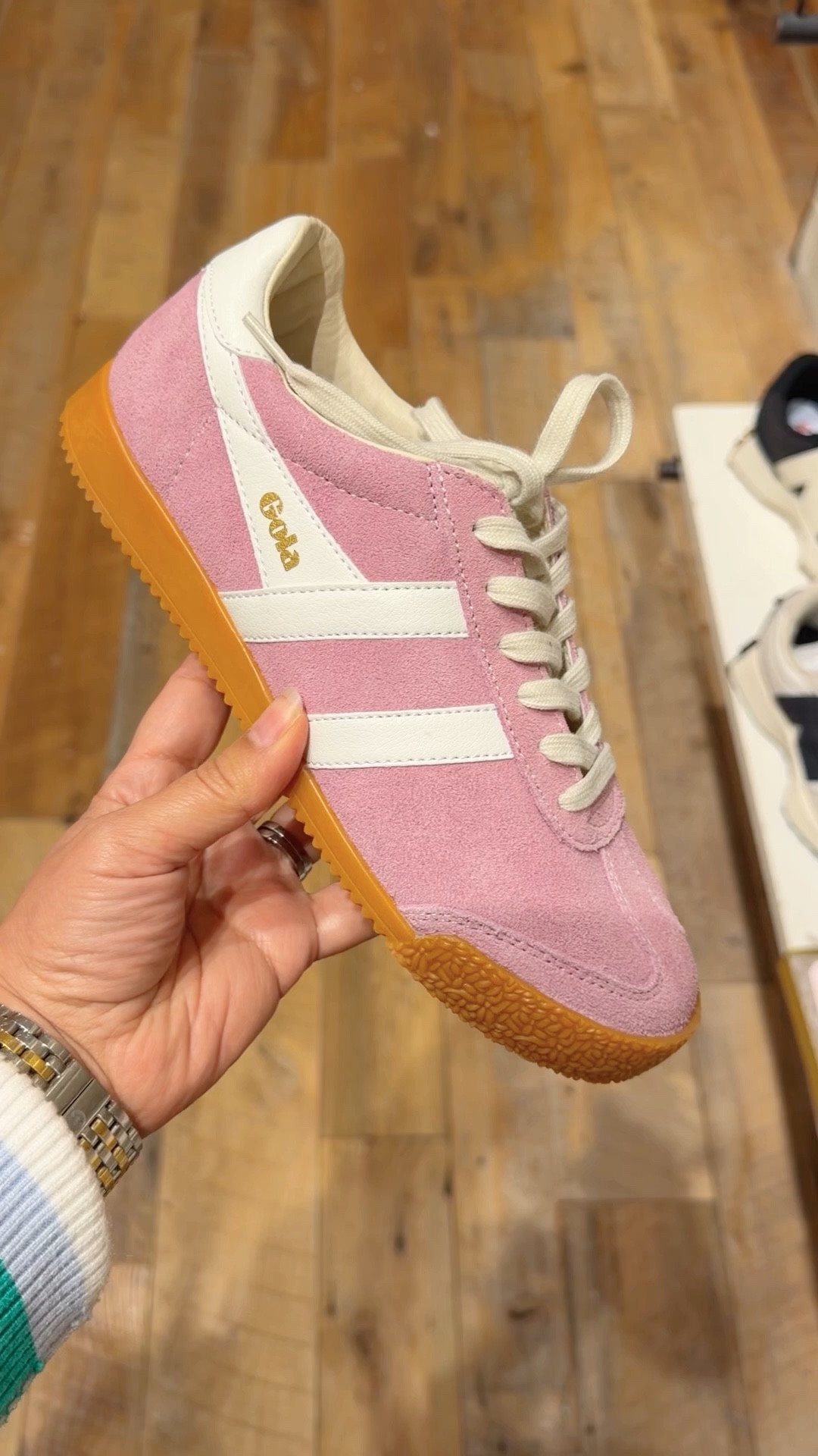 Aren’t these pink Gola sneakers so cute?! Such a fun pop of color for spring and summer outfits and great for travel outfits too! 

#LTKActive #LTKTravel #LTKootd
