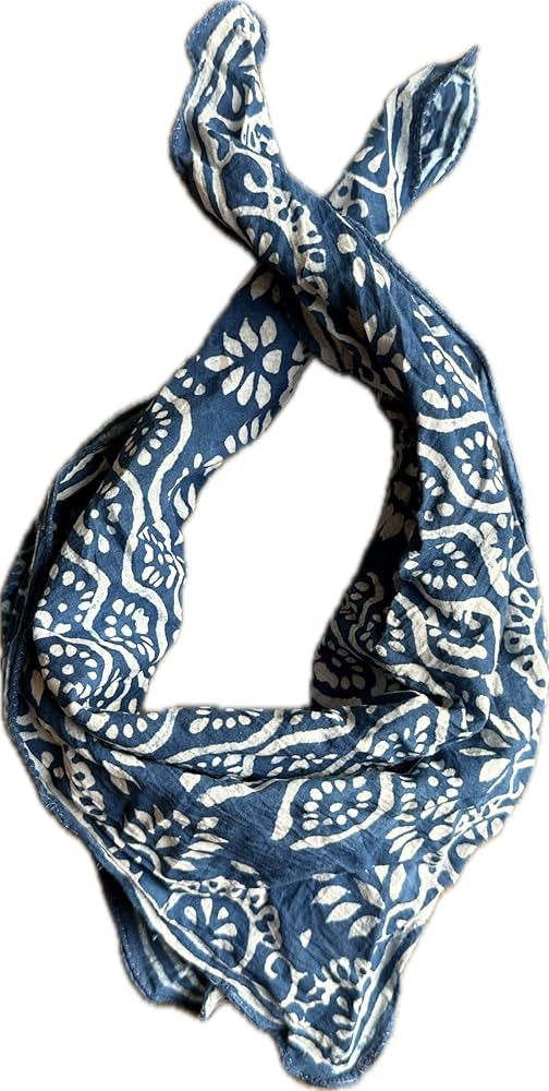 100% Cotton Bandanas, Bohemian Style Cotton Neck Scarf, Boho Soft Cotton Neck Scarf, Boho Soft Co... | Amazon (US)