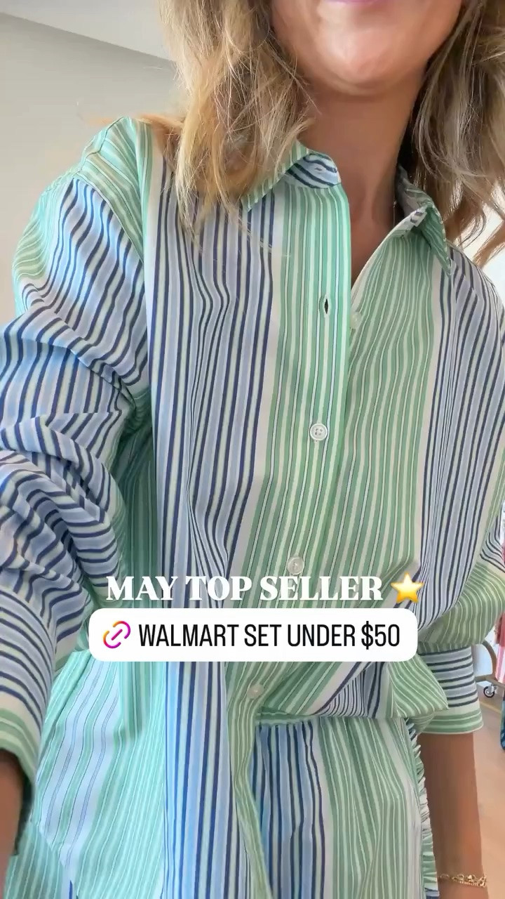 MAY TOP SELLER ⭐️

The cutest button down polo and shorts set! Can be worn separately or paired together as a set. Cute for beach vacations as a casual outfit or worn over a swimsuit!