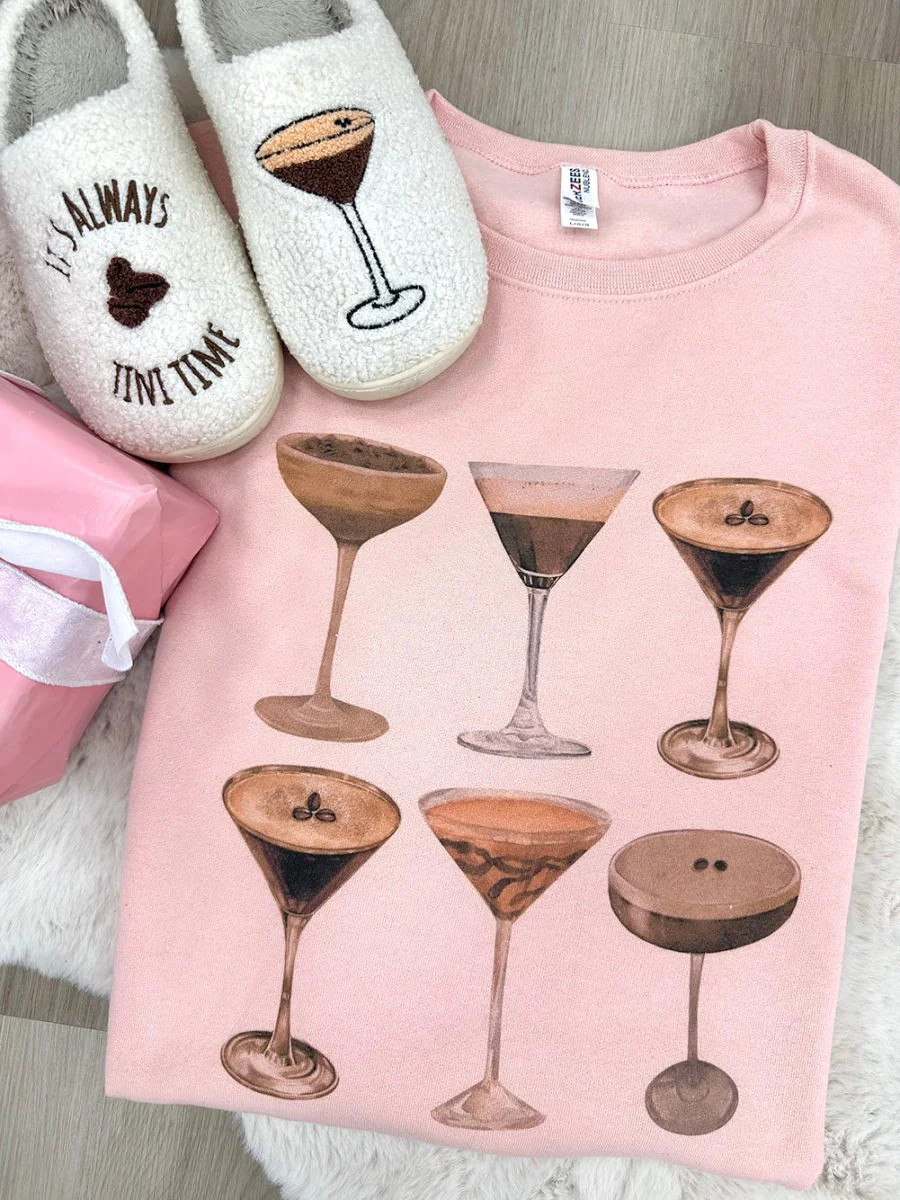 'Espresso Martini' Crewneck Sweatshirt | United Monograms