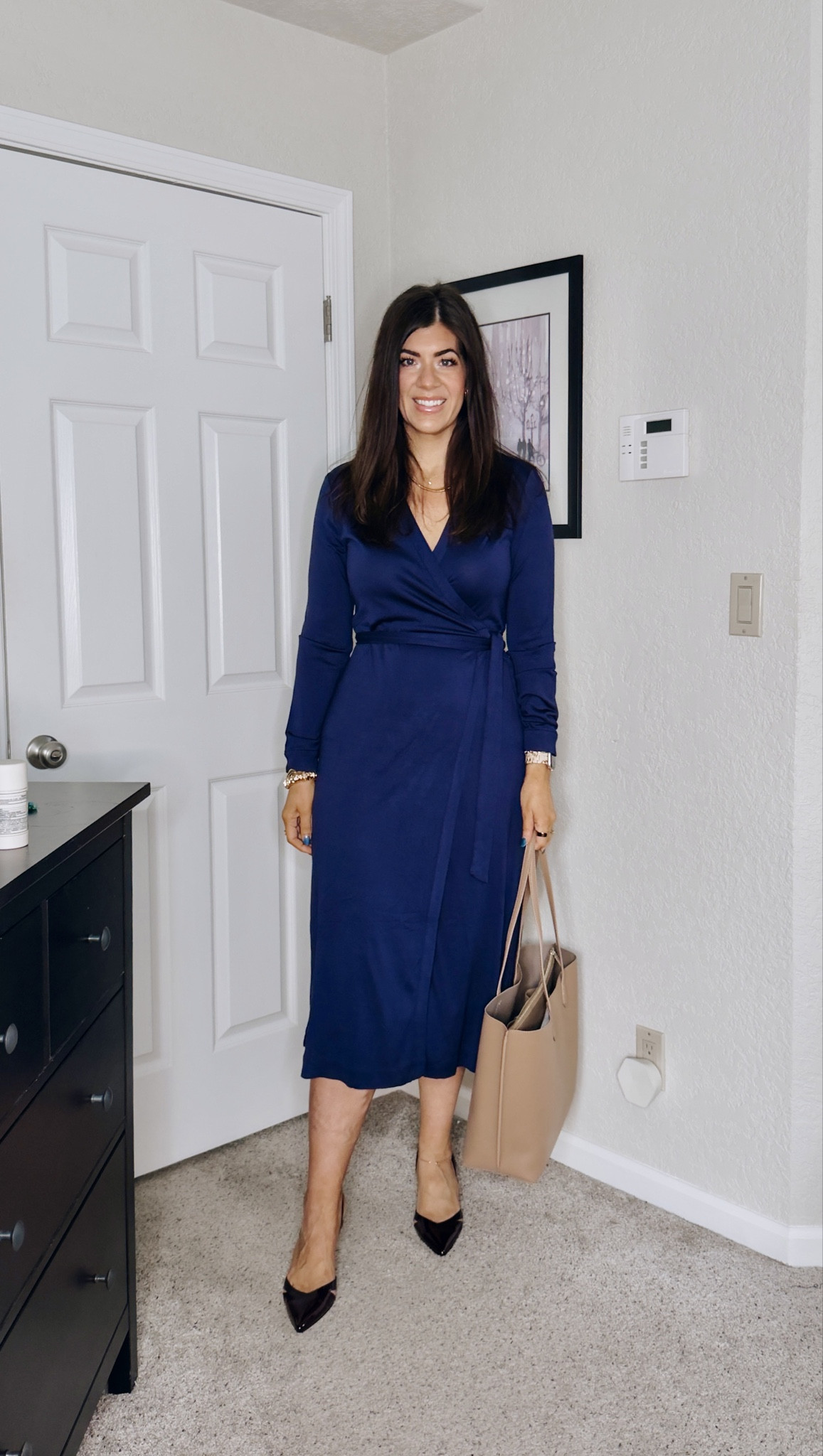 Weekly work outfit planner
In a medium in the wrap dress 

#LTKTall #LTKWorkwear #LTKMidsize