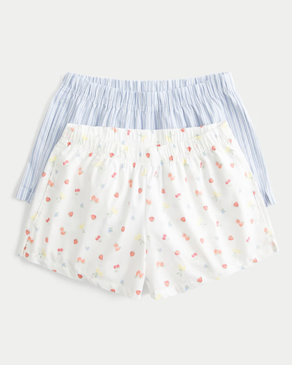 Poplin Boxer Shorts 2-Pack | Hollister (UK)