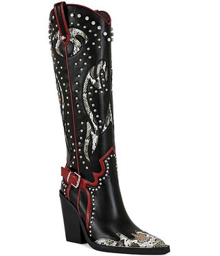 Azalea Wang Hyperion Embellished Western Tall Boots | Dillard's | Dillard's