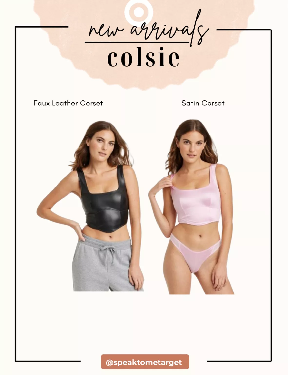 Women's Satin Corset - Colsie™ Pink curated on LTK