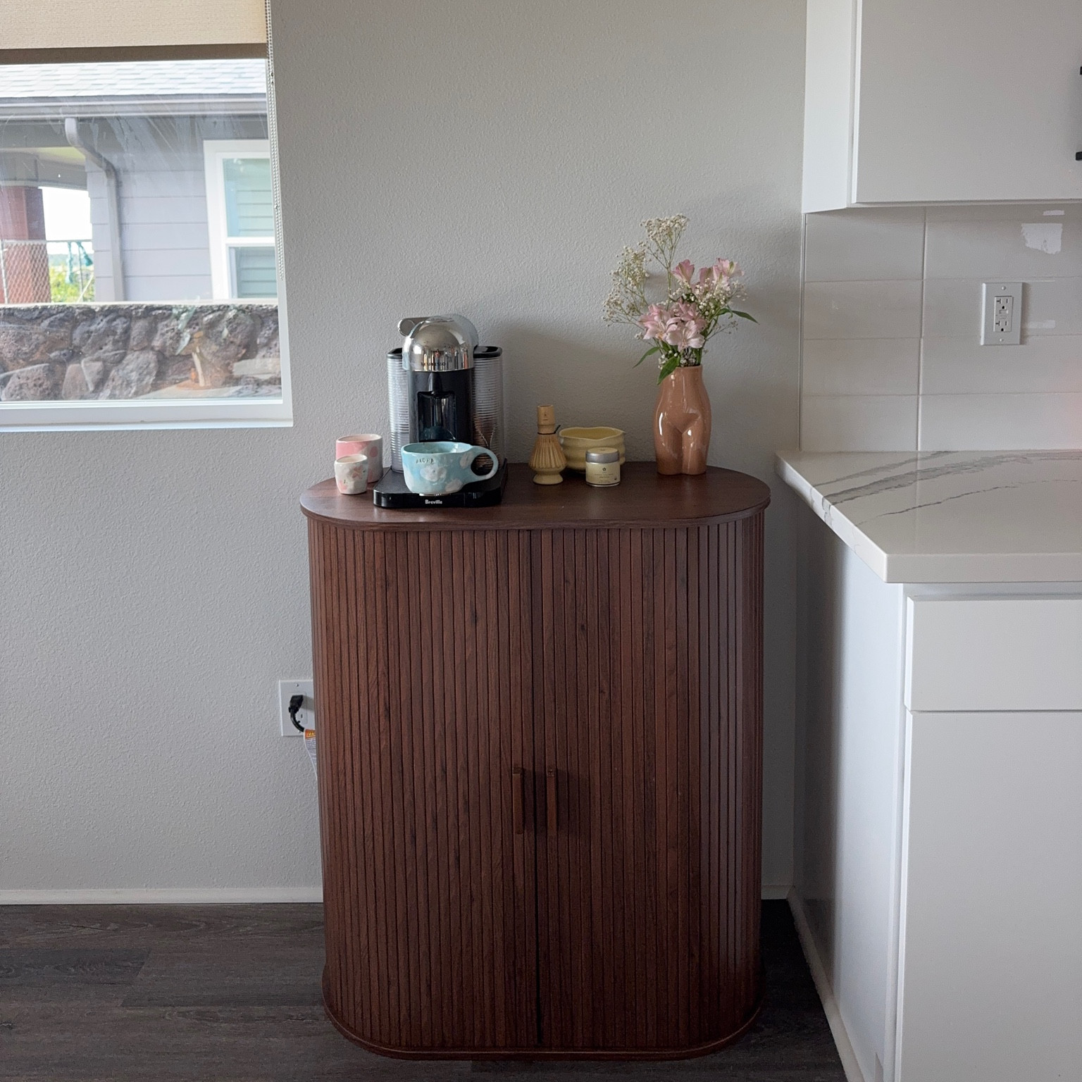 My caffeine corner!! So excited to make coffee & matcha here 