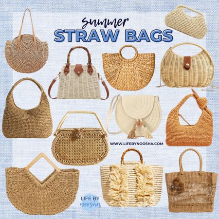 Get summer ready with the perfect straw bag!

#LTKSeasonal #LTKtravel #LTKsalealert