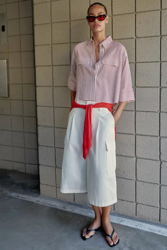 LONG CARGO SHORTS | Zara US