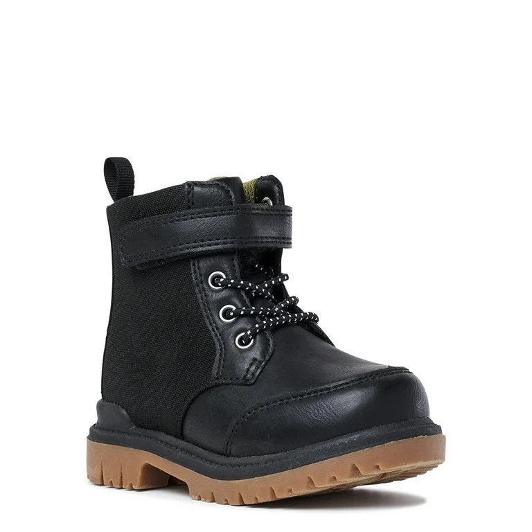 Wonder Nation Toddler Boys Utility Combat Boots, Size 7-12 | Walmart (US)