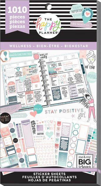 Value Pack Stickers - Wellness | The Happy Planner