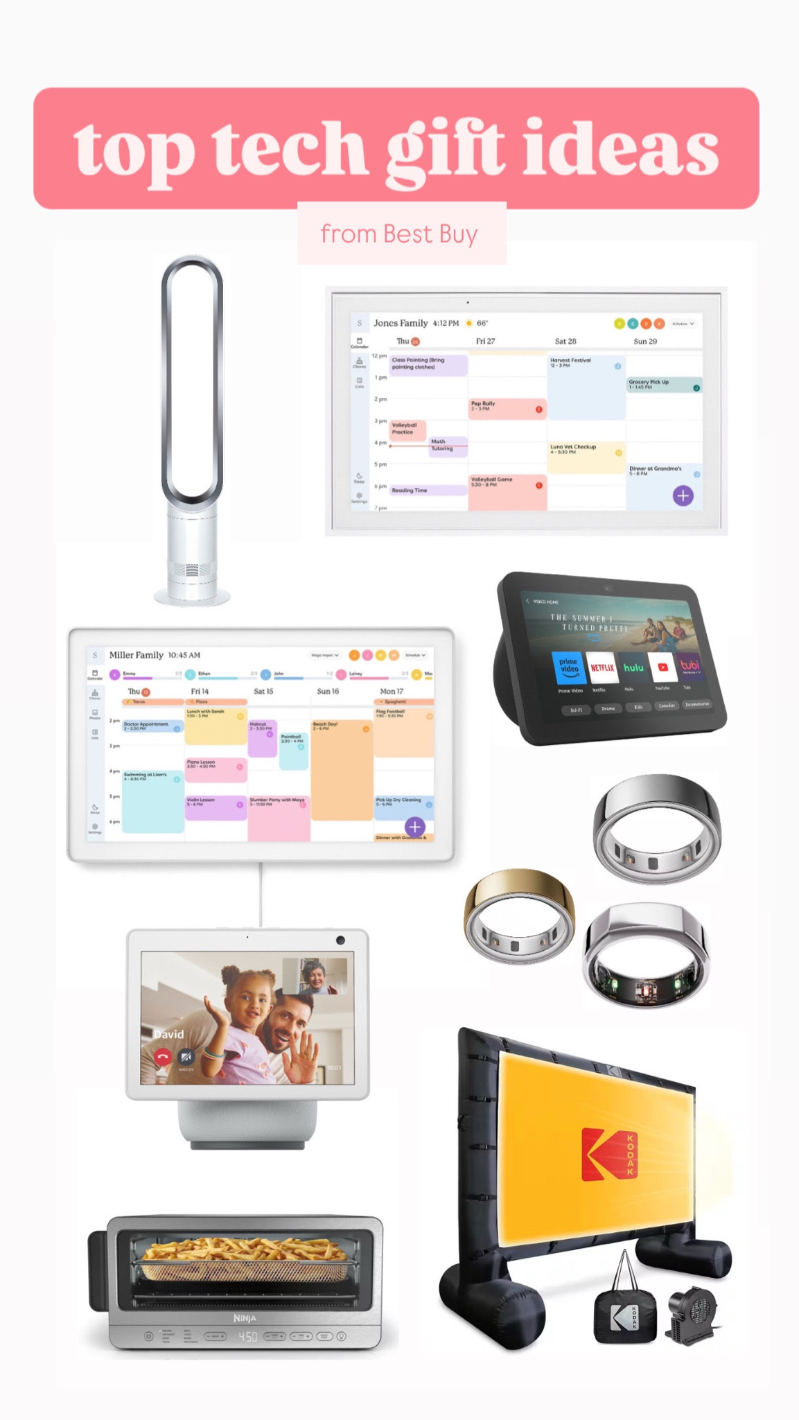 The best tech gift ideas for Christmas from Best Buy! #BestBuyPartner These gift ideas are perfect for the person who has everything, a busy mom, your sister-in-law, in-laws - you name it! They are all showstopper gifts, and you can easily find them online at @BestBuy! They also have same-day pick up on many items, so definitely take advantage of that time saver! 

#LTKGiftGuide #LTKSeasonal #LTKHoliday