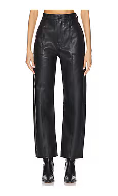 PISTOLA Taylor High Rise Straight in Slate Black from Revolve.com | Revolve Clothing (Global)