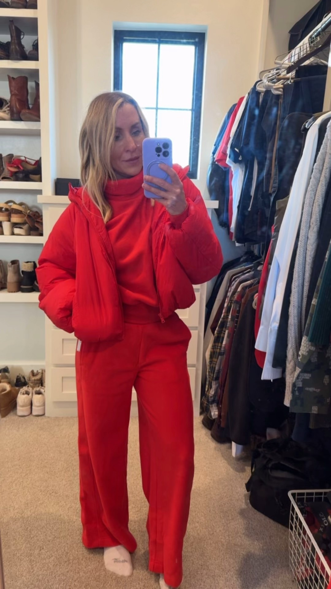 Loveeee the red! This set is so soft 
#comfy #casual #red #redcoat #fleeceset #twopieceset #oldnavy #oldnavystyle 

#LTKFindsUnder50 #LTKPetite #LTKFindsUnder100