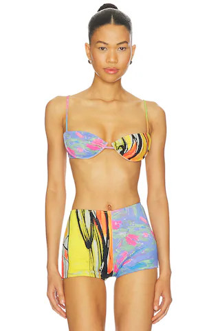 Lane Bikini Top in Chrysalis Vervid | Revolve Clothing (Global)