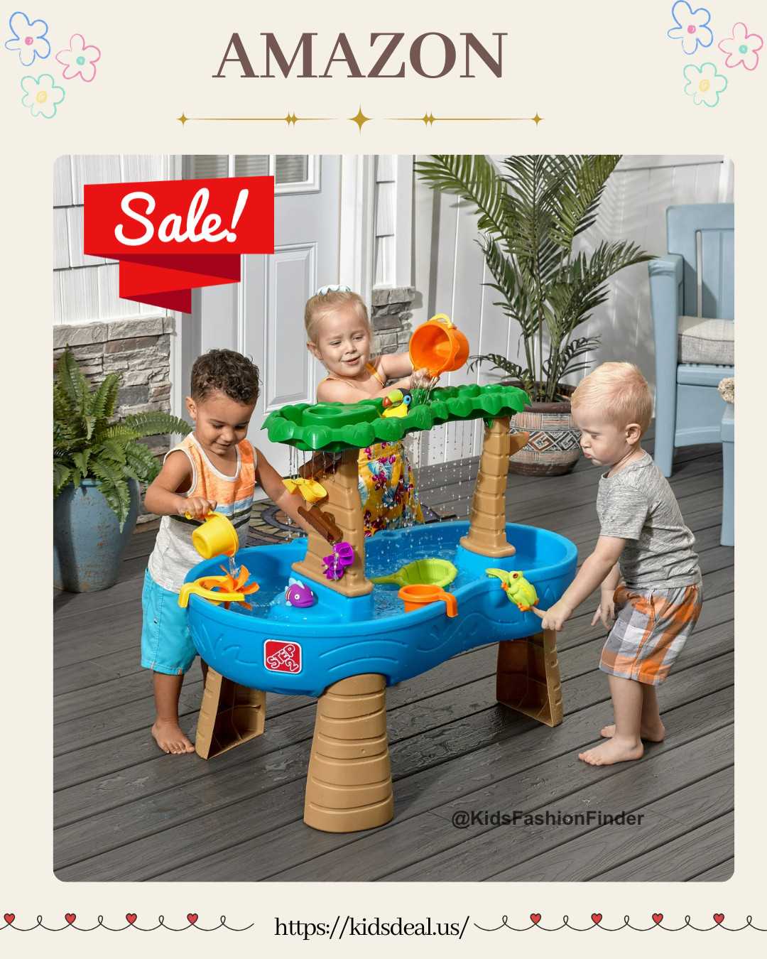 Summer splash fun 🌴💦

Step2 Tropical Rainforest Water Table 🐸🐦🐠
13-piece set with rainforest details — endless imaginative play!

Waterfall action + moving seesaw = SO fun 🎢
Large size for multiple kids to play together 👶👧

Durable, fade-resistant & built for many summers ☀️
Perfect for ages 1.5+

🔥 On sale under $70

#watertable #summerfun #outdoortoys #toddlerlife #backyardfun #momfinds 

 

#LTKSaleAlert #LTKBaby #LTKKids
