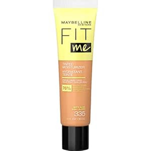 Maybelline Fit Me Tinted Moisturizer, Natural Coverage, Face Makeup, 335, 1 Count | Amazon (US)