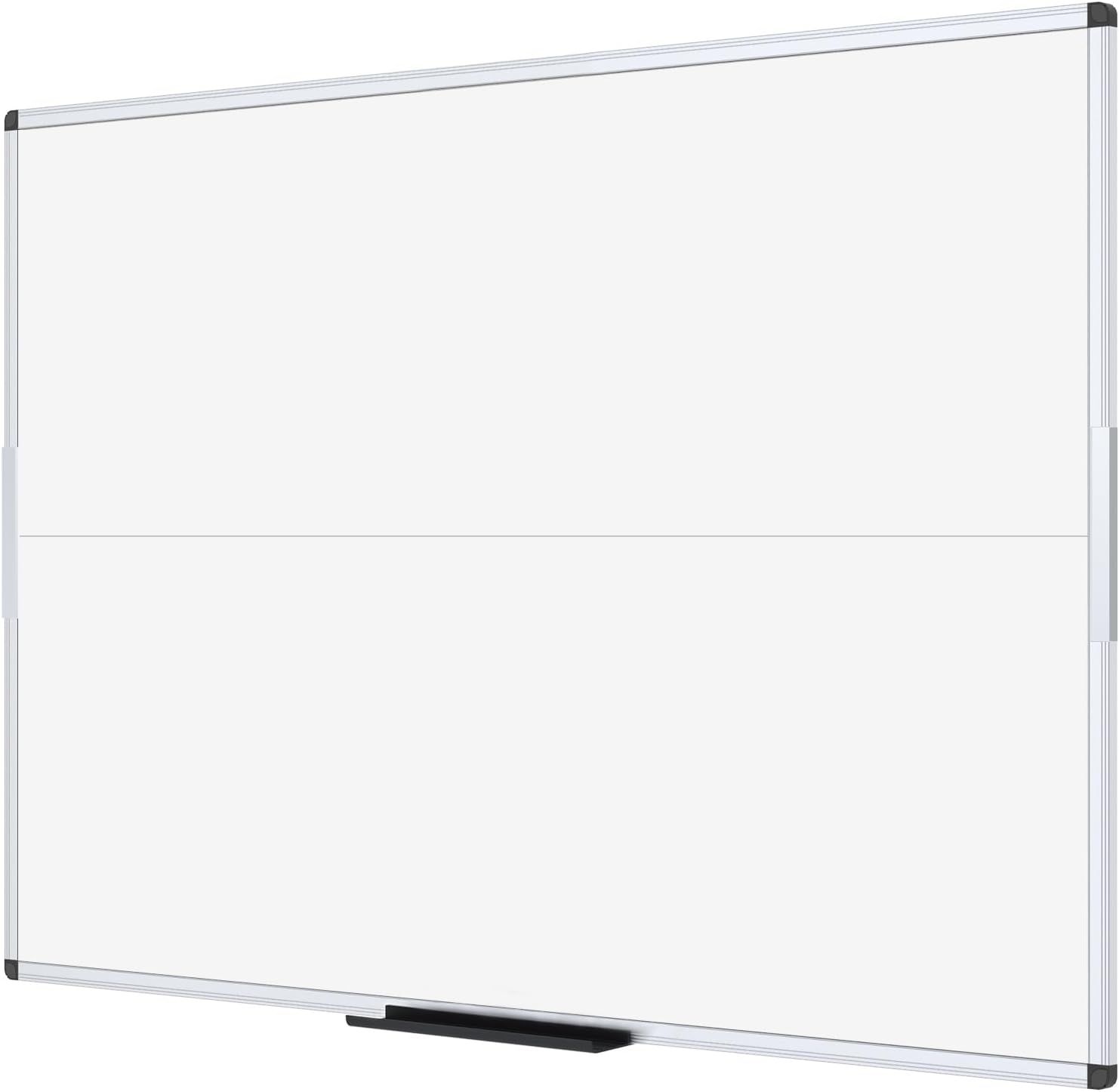VIZ-PRO Magnetic Dry Erase White Board/Foldable Wall-Mounted Whiteboard with Marker Tray, 60 X 36... | Amazon (US)