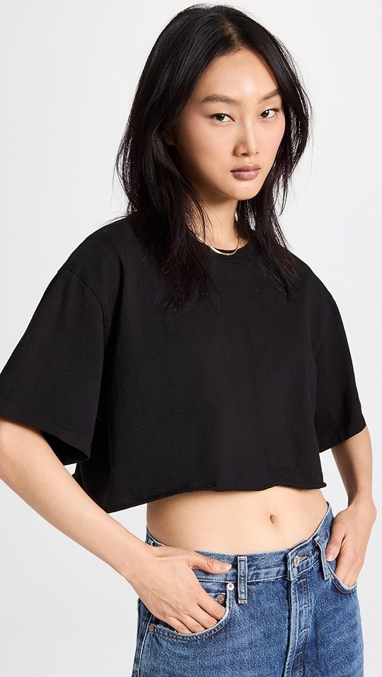 90s Cropped Easy Tee | Shopbop