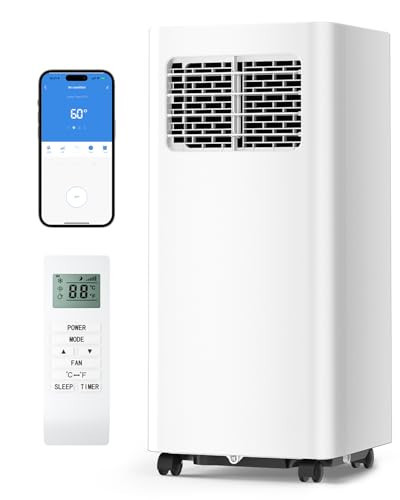 Feelfunn 12,000 BTU Portable Air Conditioners - 3-in-1 Portable AC Unit Cools Up to 600 Sq.Ft., with App/Wifi/Remote Control, Dehumidifier & Fan Modes, Window Mounting Kit, Ideal for Bedroom, Dorms | Amazon (US)