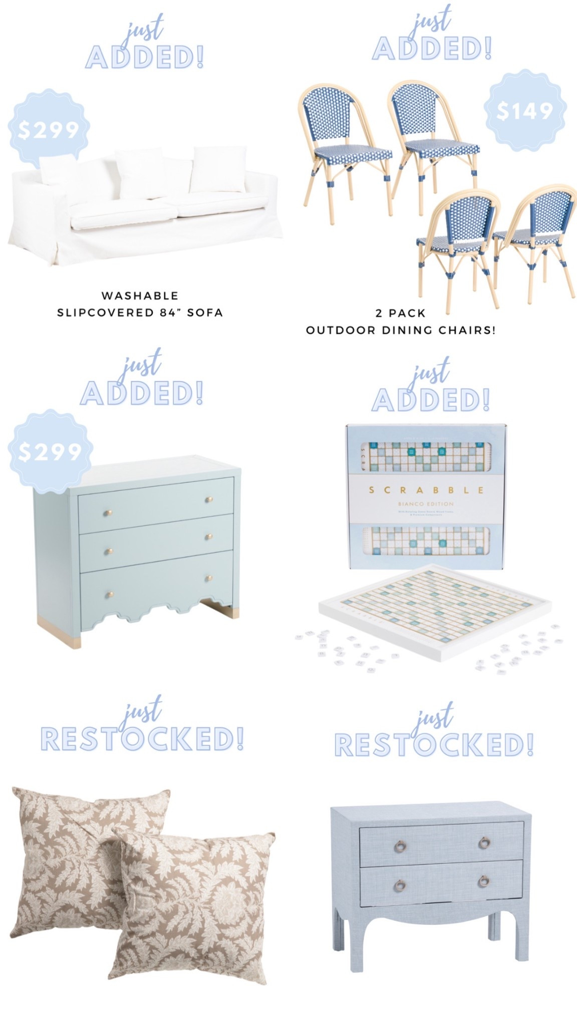 Tons of new arrivals and restocks of favorites were just added online for TJMaxx & Marshalls!! 🙌🏻🤍🤗

#LTKSaleAlert #LTKFindsUnder100 #LTKHome