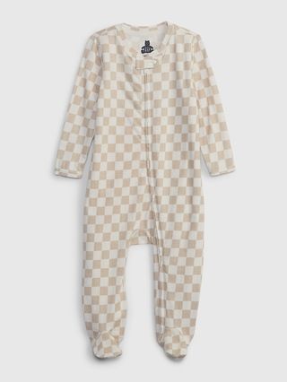 Baby Print Footed One-Piece | Gap (US)