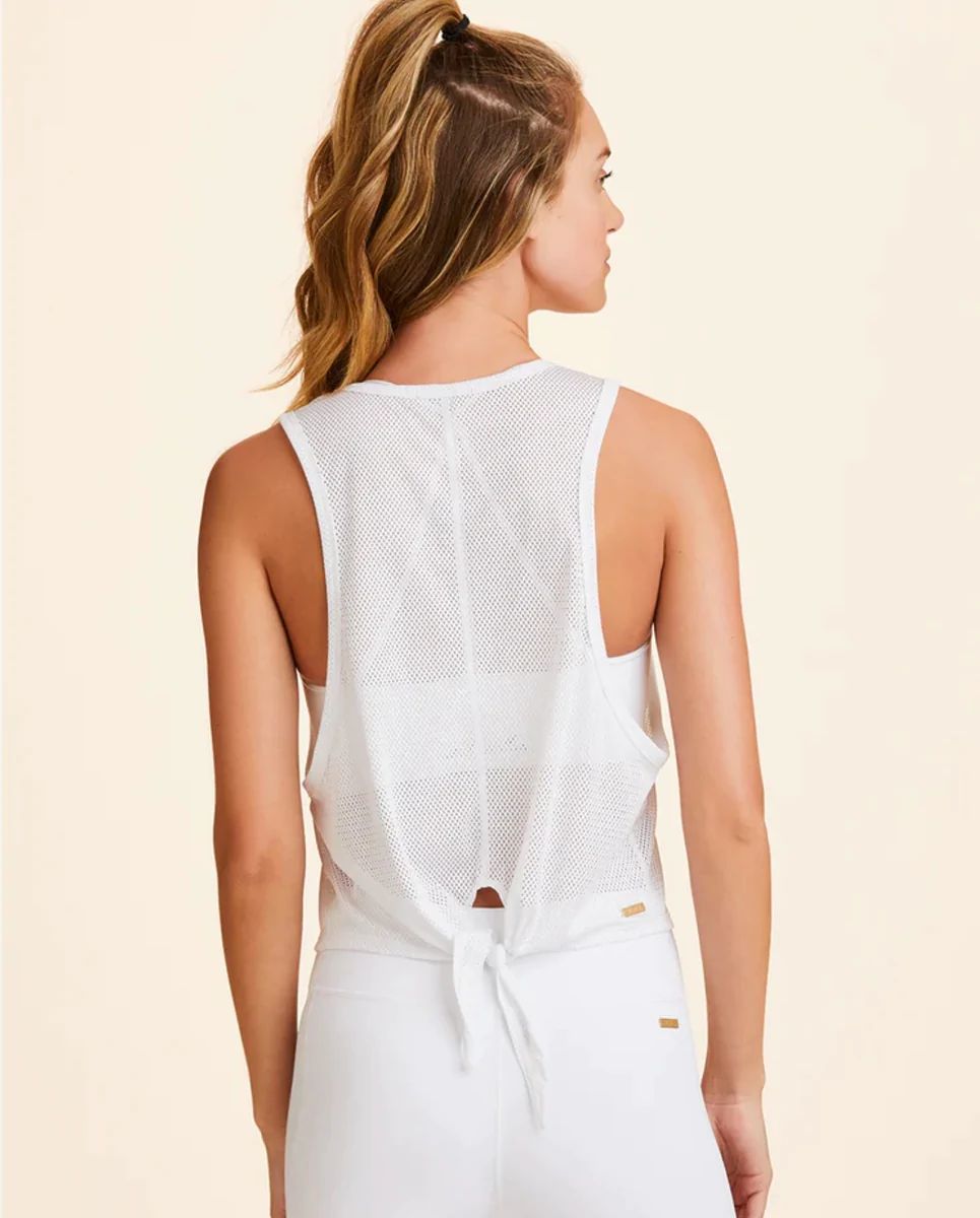 Mesh Tank in White | DYI Define Your Inspiration