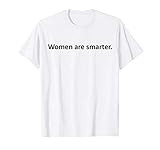 Mens Mens Women Are Smarter T-Shirt - In White | Amazon (US)