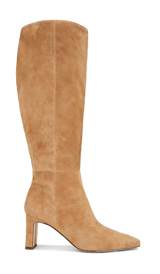 Sylvia Wide Calf Boot in Cyprus Tan | Revolve Clothing (Global)